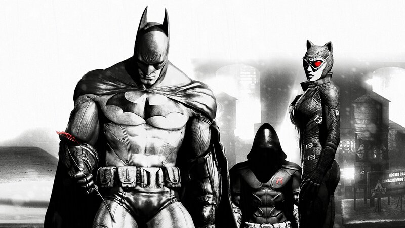 Batman and Catwoman in Gotham