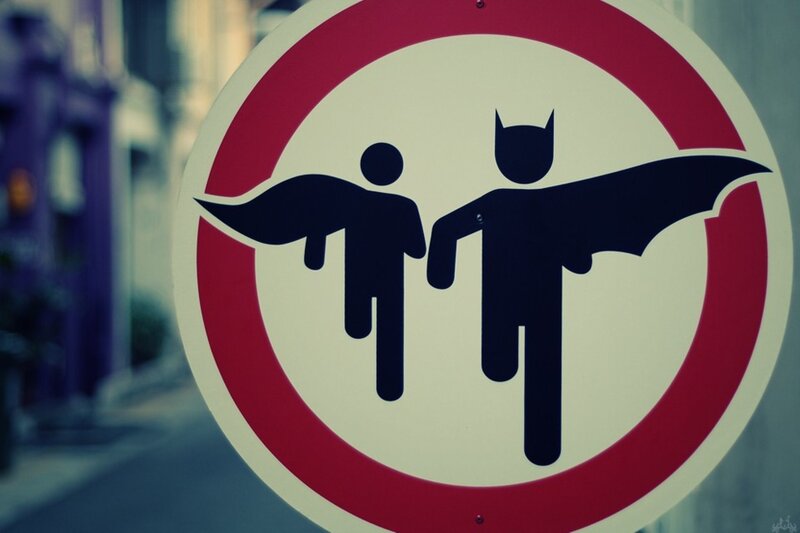Batman and Child Figure