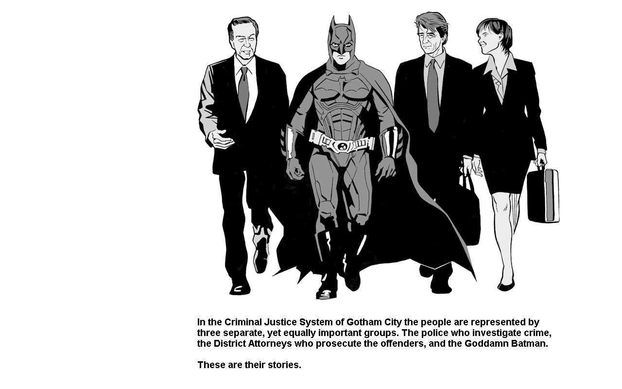 Batman and Gotham officials