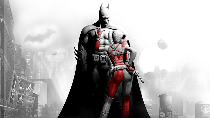 Batman and Harley Quinn in Gotham