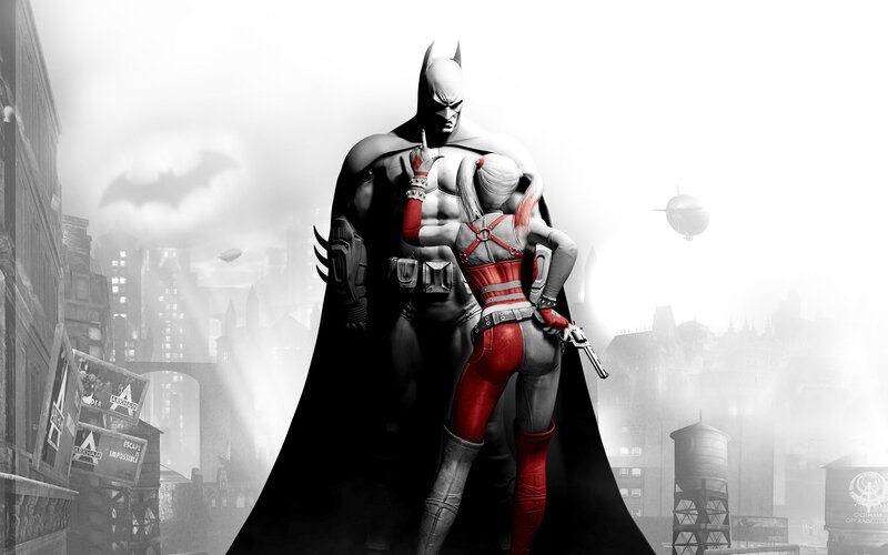 Batman and Harley Quinn in Gotham