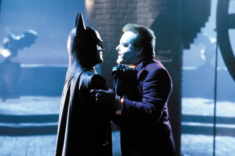 Batman and Joker Facing — Blue