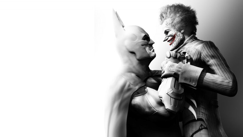Batman and Joker Facing