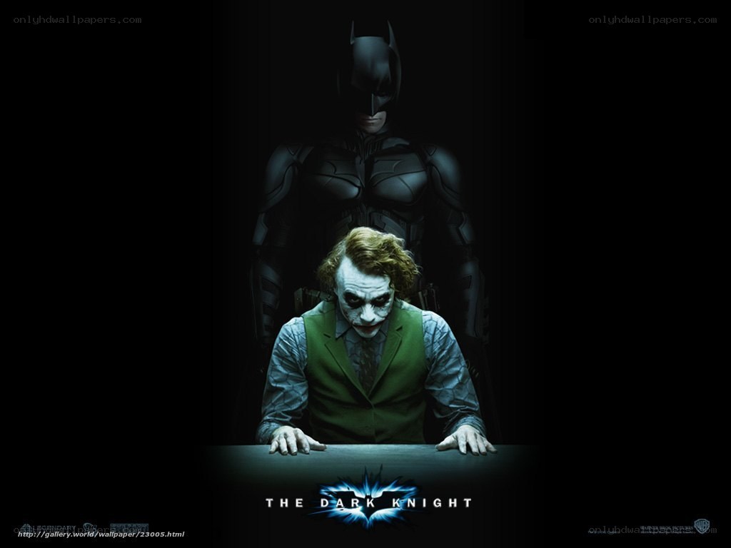 Batman and Joker poster