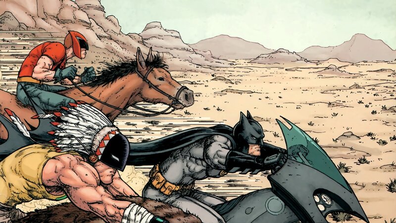 Batman and Native American Warrior