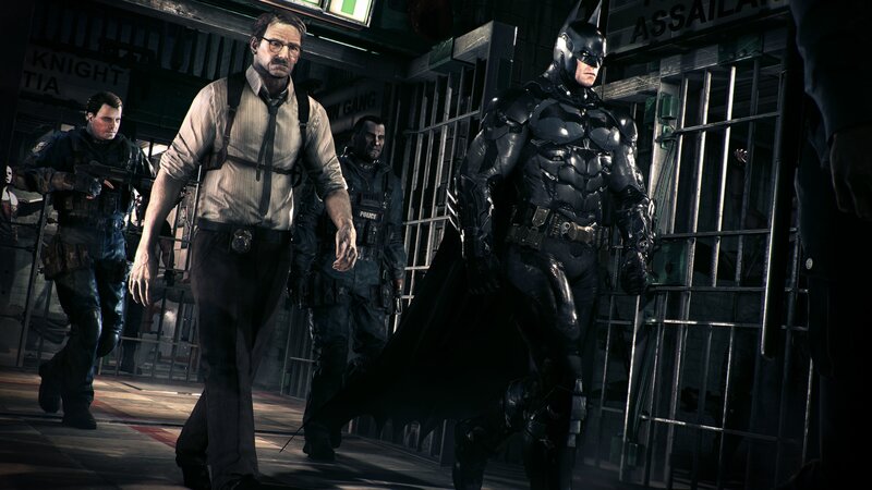 Batman and Police Officers