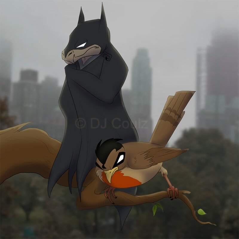 Batman and Robin bird