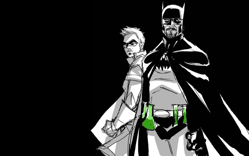 Batman and Robin Characters — Black