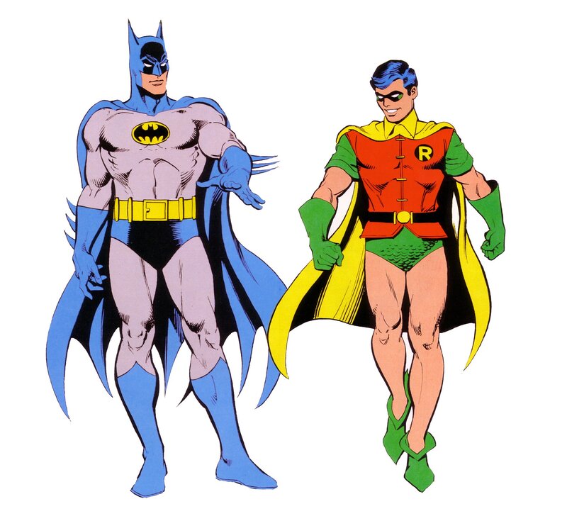Batman and Robin Characters — Blue