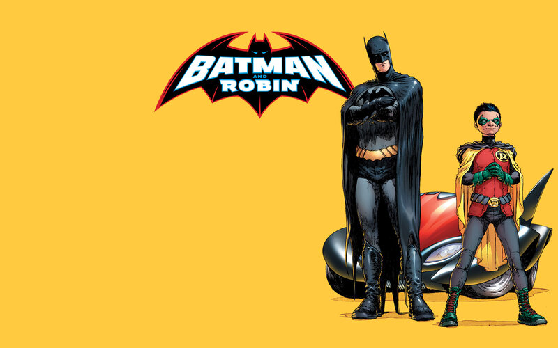 Batman and Robin comic art
