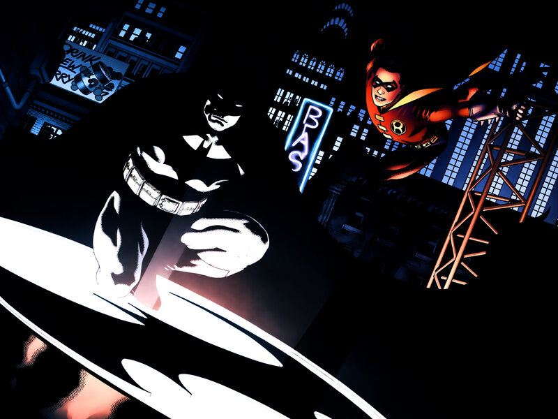 Batman and Robin in Gotham