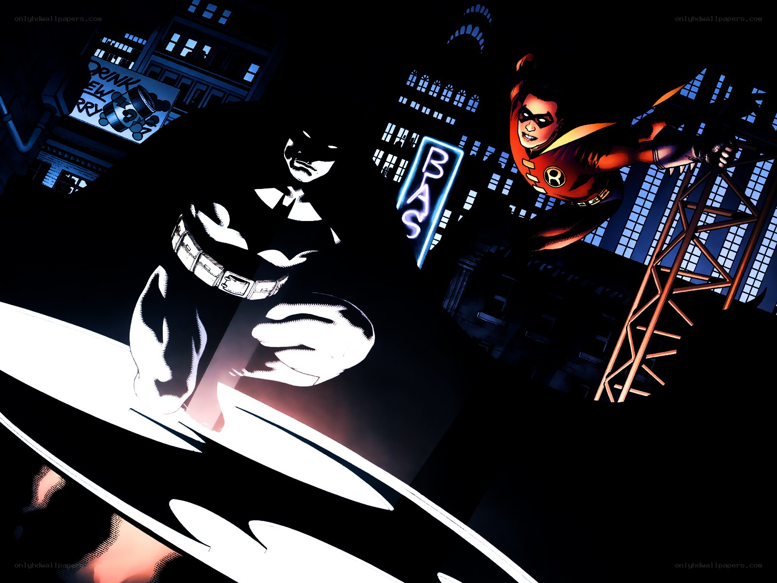 Batman and Robin in Gotham