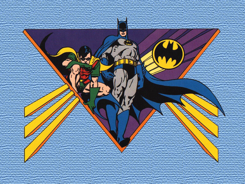 Batman and Robin in Triangle
