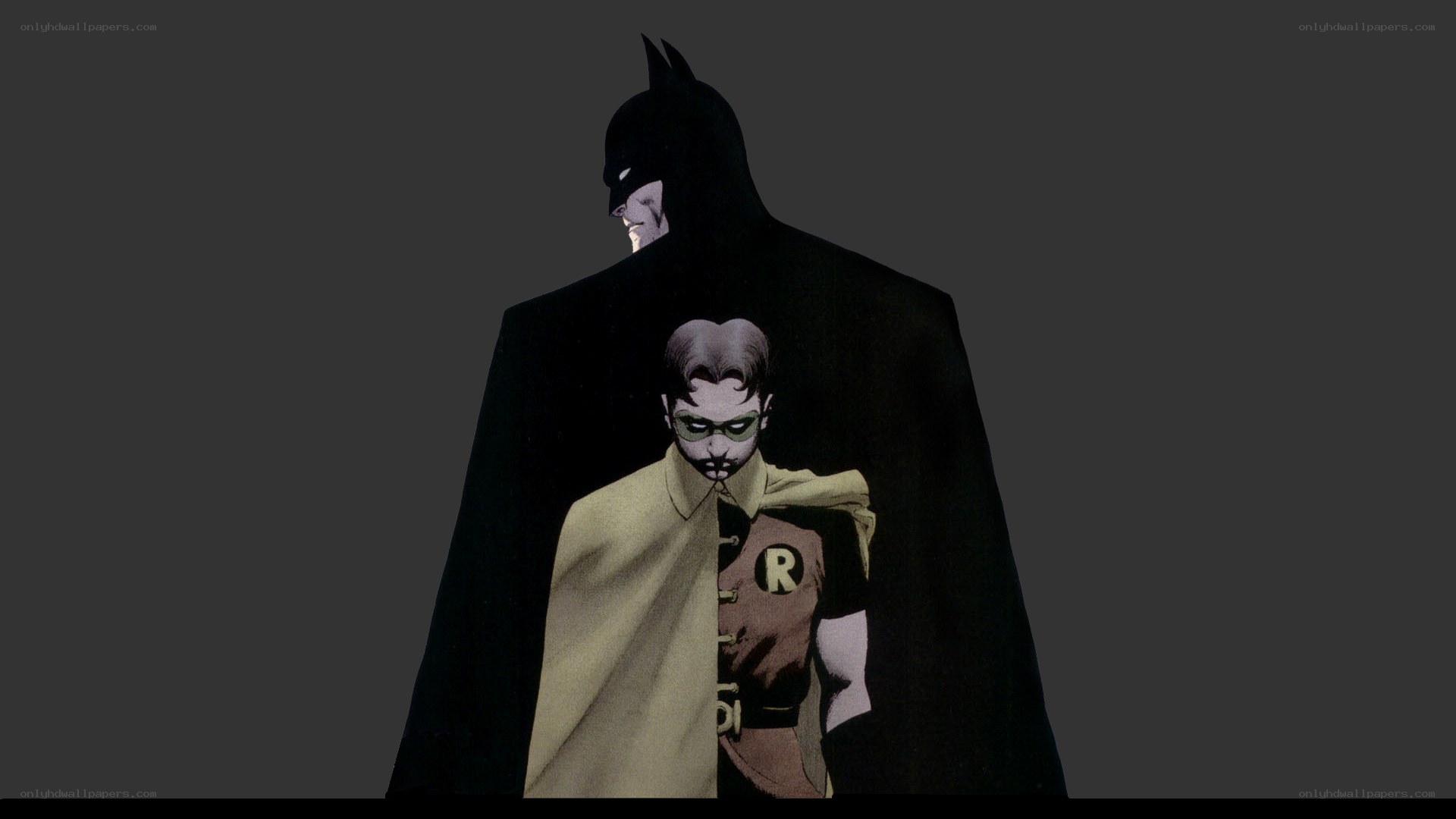 Batman and Robin silhouette