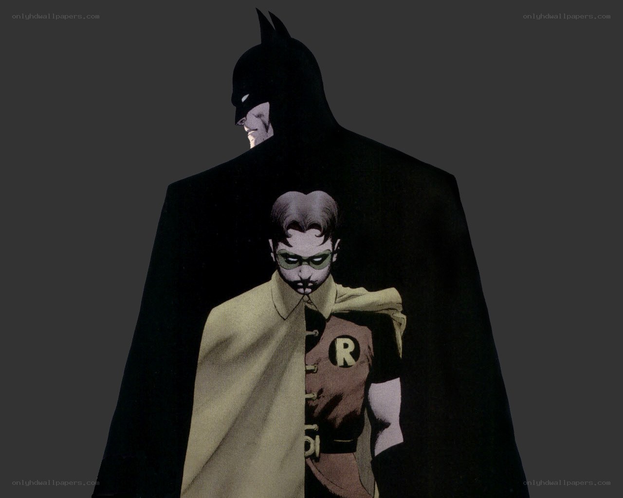 Batman and Robin silhouette
