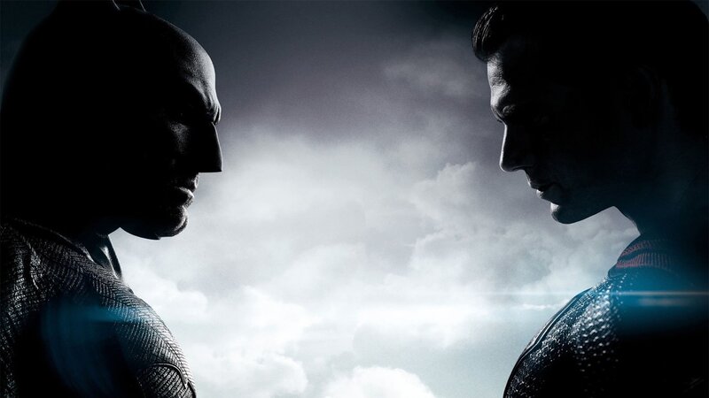 Batman and Superman — Black, Dramatic, Photograph, Clouds, Costumes