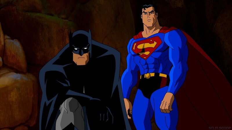Batman and Superman — Blue, Dramatic, Anime