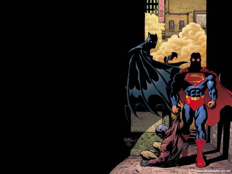 Batman and Superman in Gotham