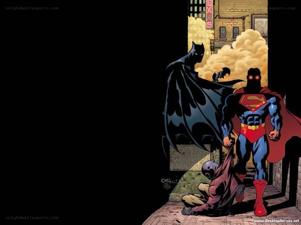 Batman and Superman in Gotham