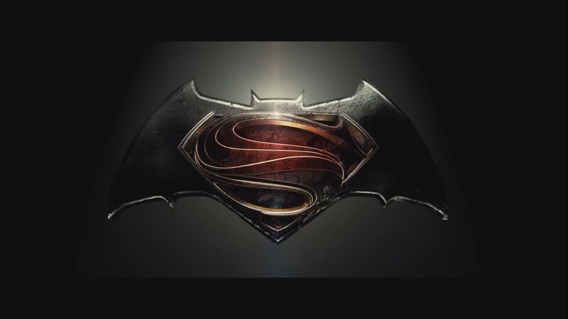 Batman and Superman Logo — Black