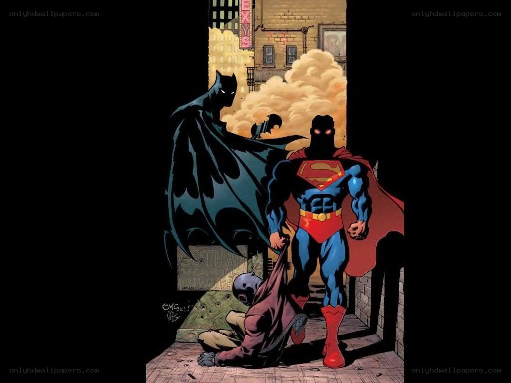 Batman and Superman stand together