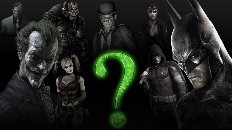 Batman and Villains — Black, Dark