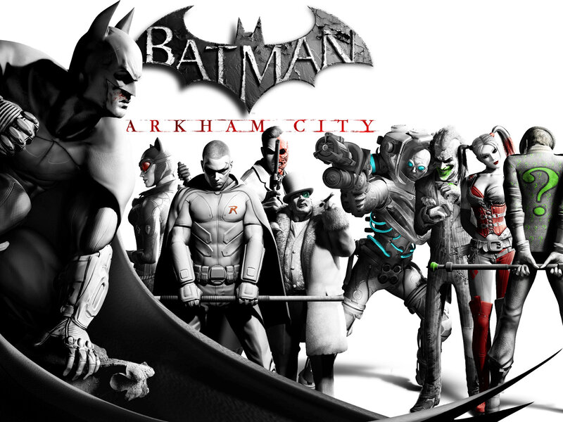 Batman and Villains — Black