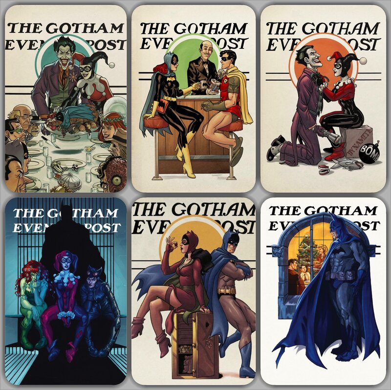 Batman and Villains — Blue