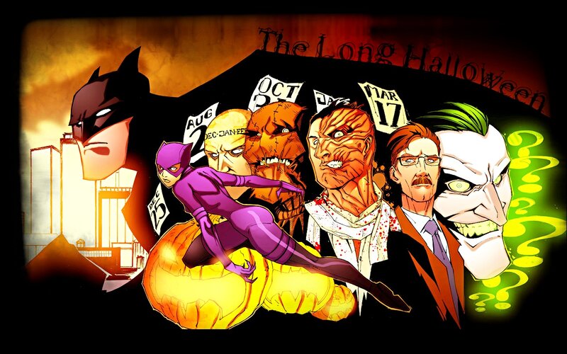 Batman and villains Halloween