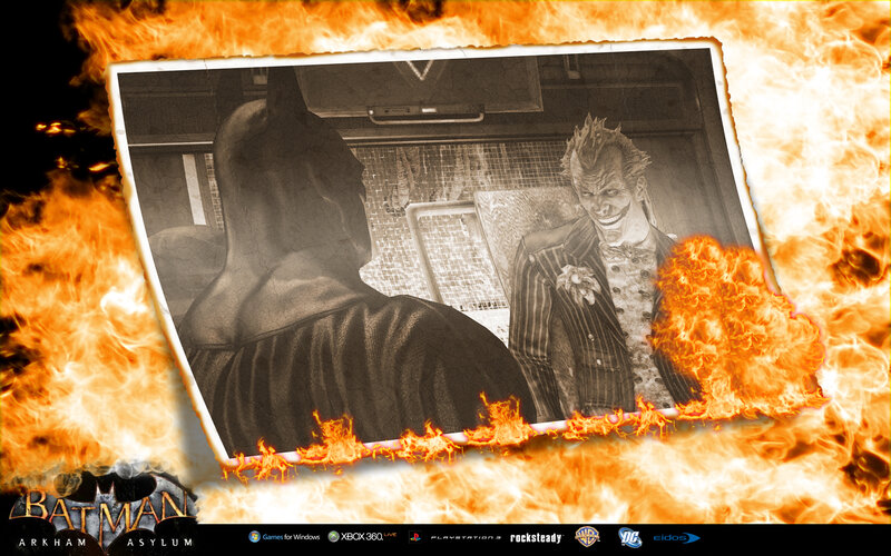Batman Arkham Asylum promotional art