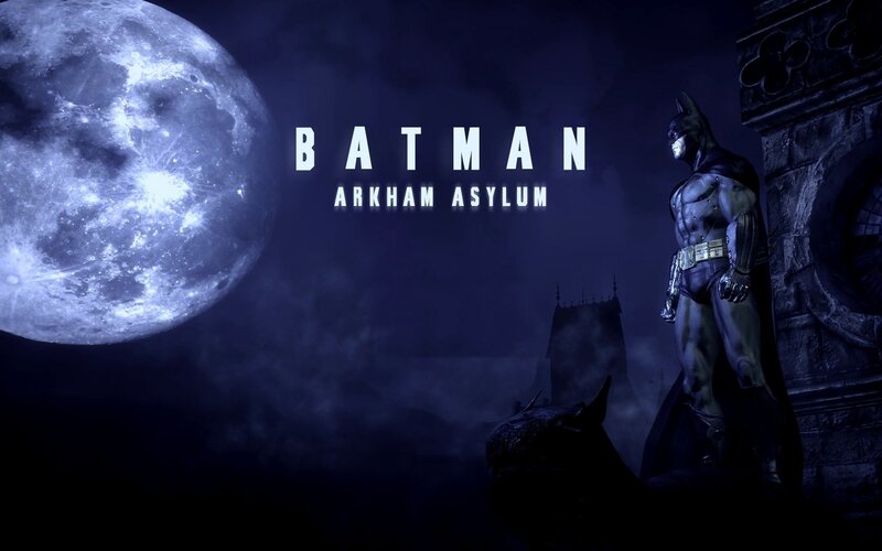 Batman Arkham Asylum title screen
