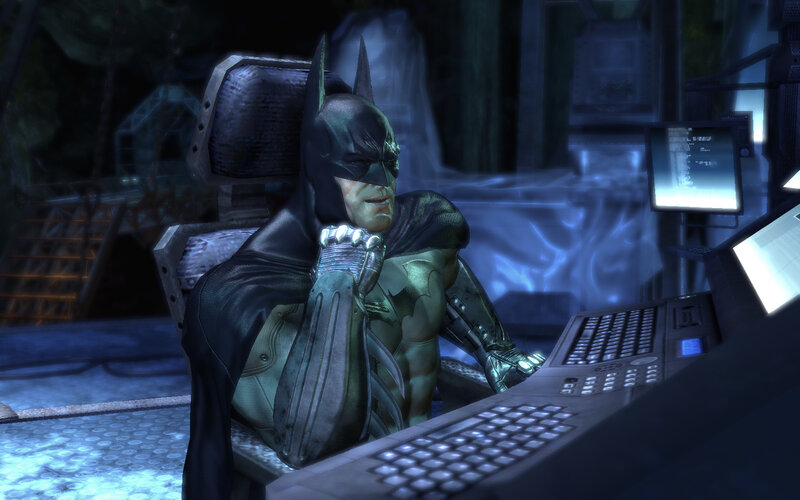 Batman at Control Panel