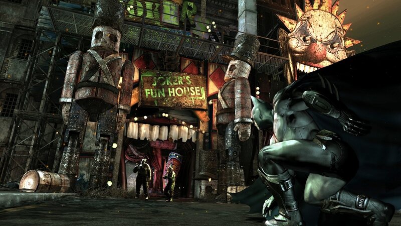 Batman at Joker's Fun House