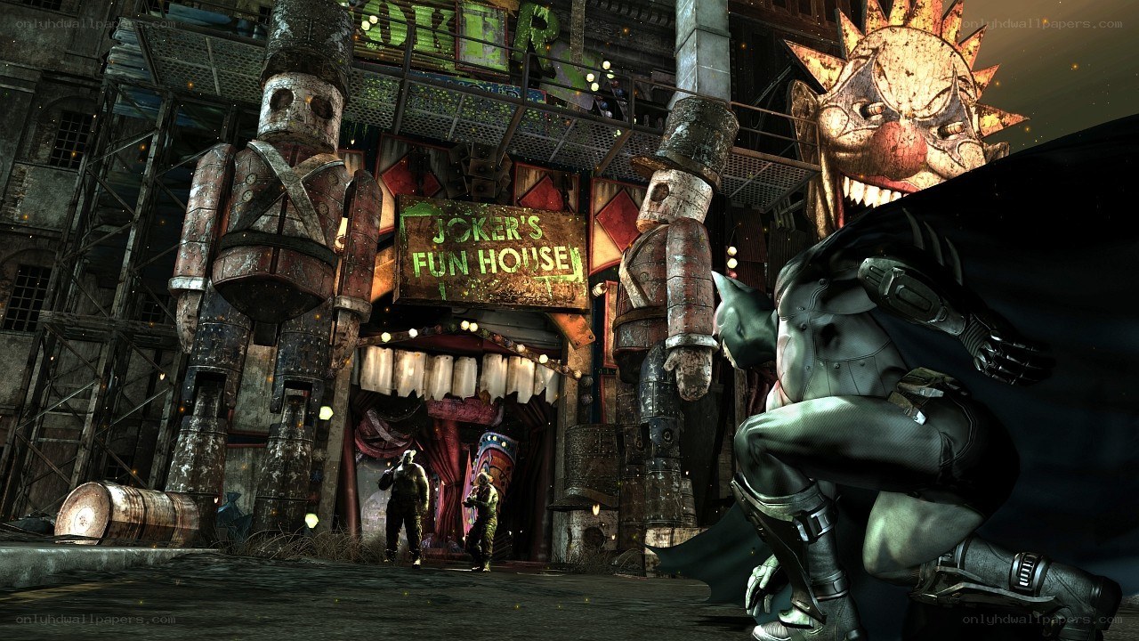 Batman at Joker's Fun House