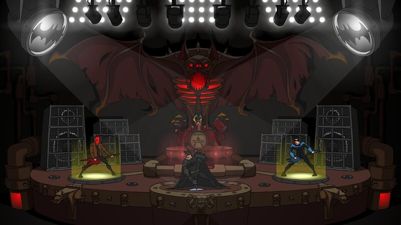 Batman Band on Stage