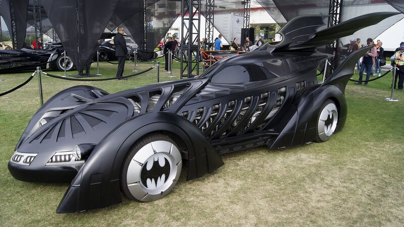 Batman Batmobile on display