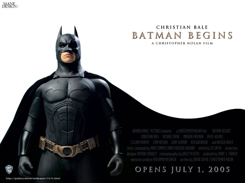 Batman Begins movie poster