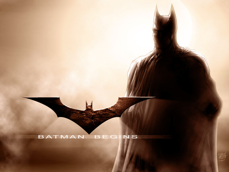 Batman Begins promotional art