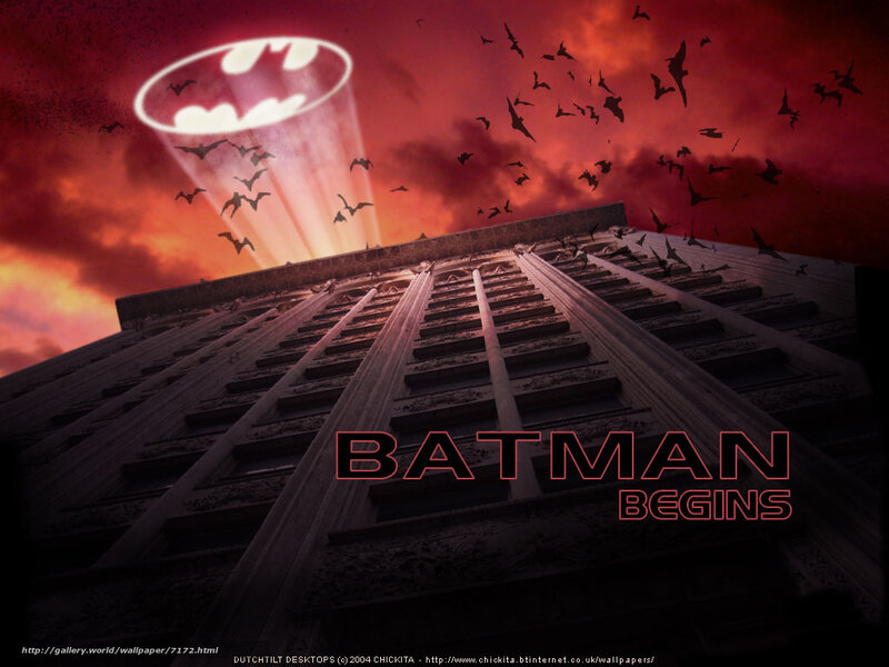 Batman Begins promotional art