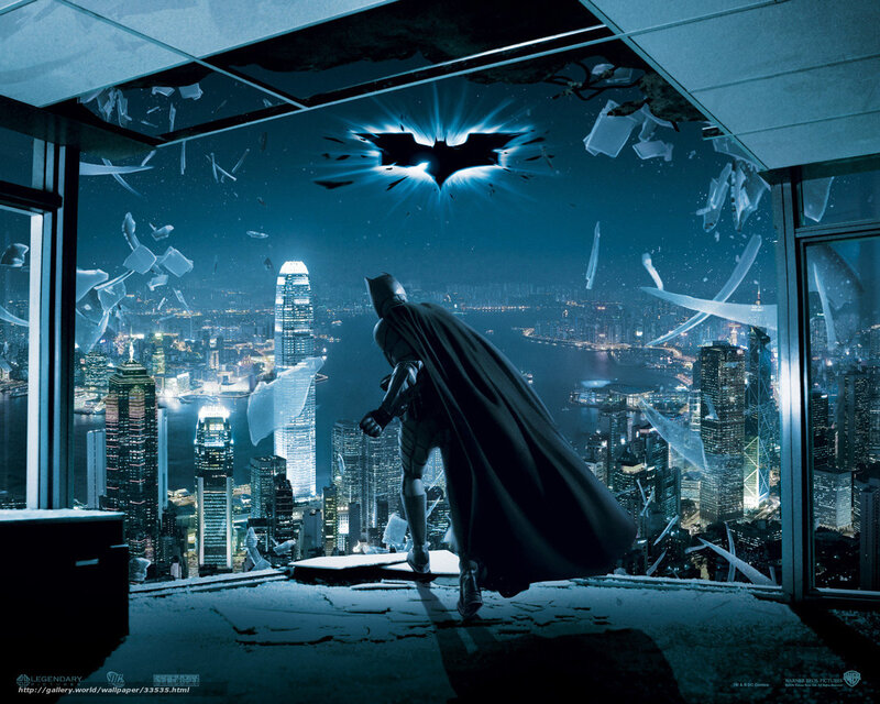 Batman Breaking Glass — Blue