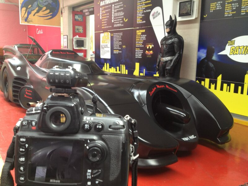 Batman car on display