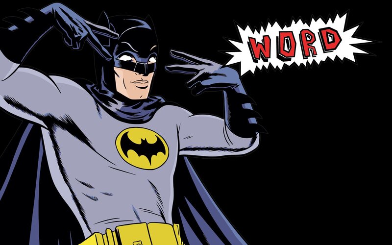 Batman Character — Black, Confident
