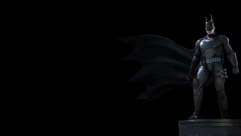 Batman Character — Black, Dramatic, 3d Render