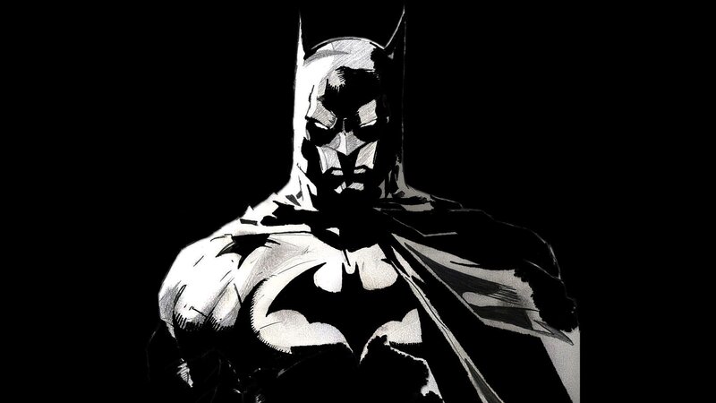 Batman Character — Black, Dramatic, Comic, Cape, Mask, Chest Emblem