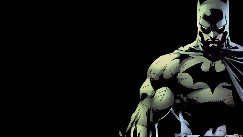 Batman Character — Black, Dramatic, Comic, Cape, Mask