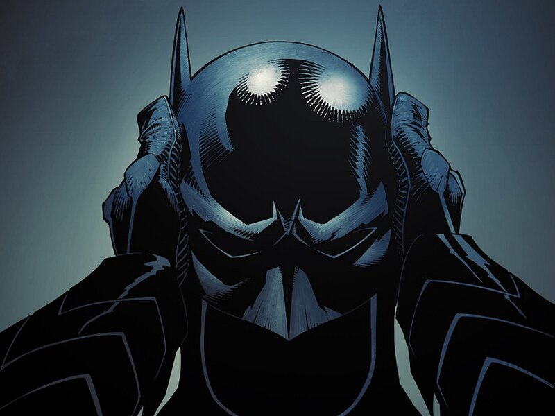 Batman Character — Black, Dramatic, Comic, Mask