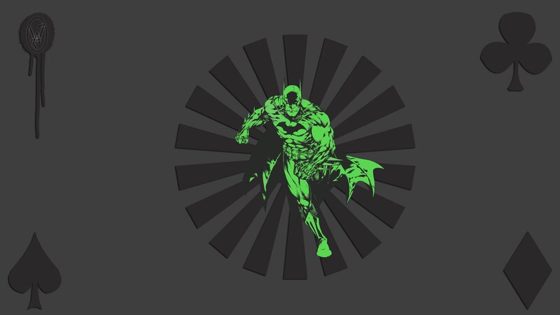 Batman Character — Black, Dramatic, Comic, Playing Cards