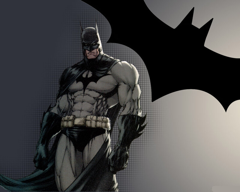 Batman Character — Black, Dramatic, Comic