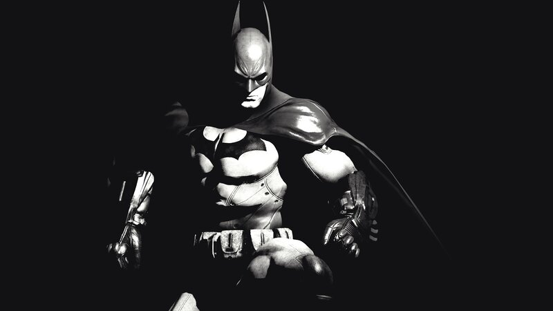 Batman Character — Black, Dramatic, Night, 3d Render