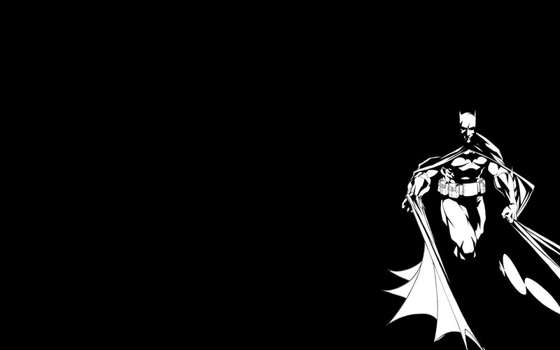 Batman Character — Black, Dramatic, Night, Comic, Cape, Belt, Mask